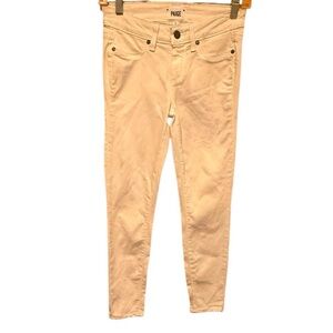 Paige Verdugo Ankle Petite White Jeans nwot